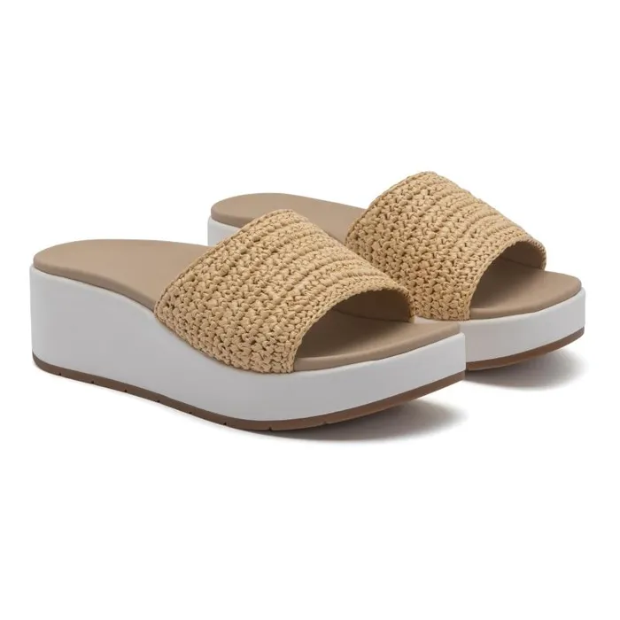 ABEO Solstice Slide Metatarsal Beige Womens Abeo Sandals