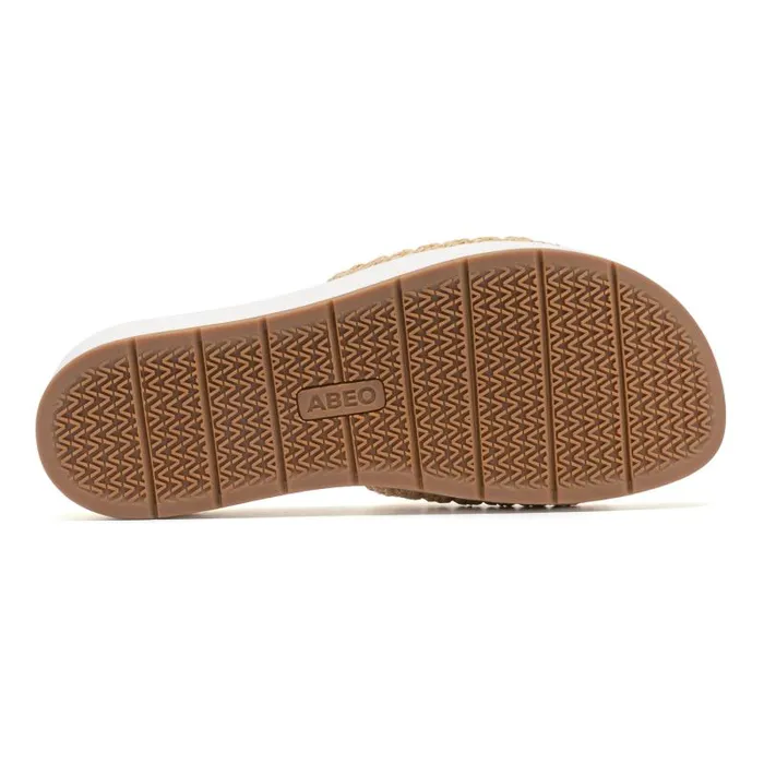 ABEO Solstice Slide Metatarsal Beige Womens Abeo Sandals