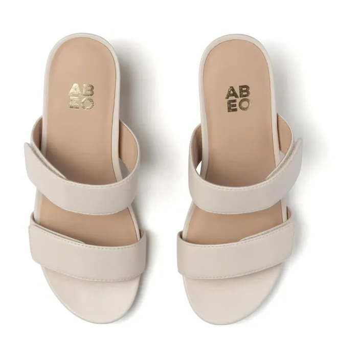 ABEO Tempo Slide White Womens Abeo Sandals