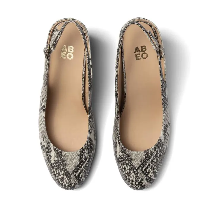 ABEO Tempo Slingback Metatarsal Animal Print Womens Abeo Dress