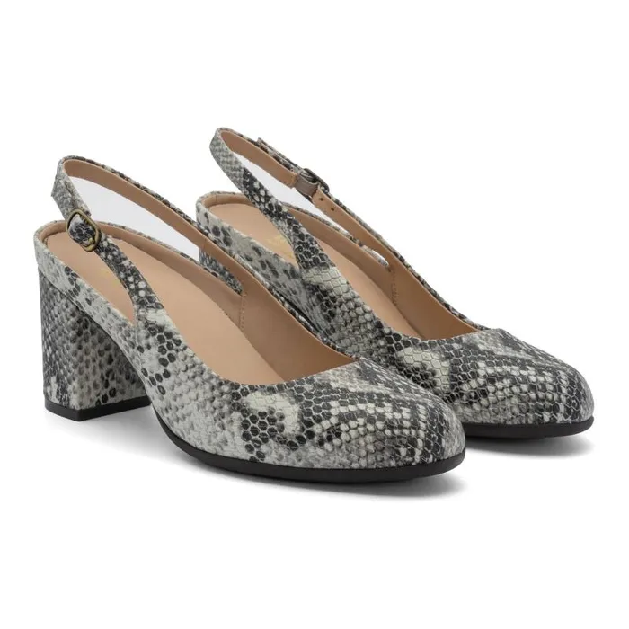 ABEO Tempo Slingback Metatarsal Animal Print Womens Abeo Dress