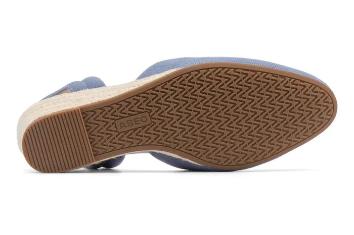 ABEO Veranda Espadrille Lace Blue Womens Abeo Dress