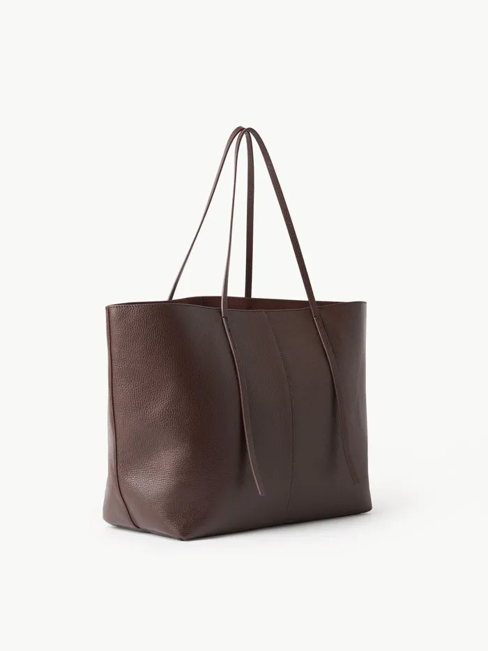 Abilla Leather Tote Coffee Bean Women By Malene Birger Bags