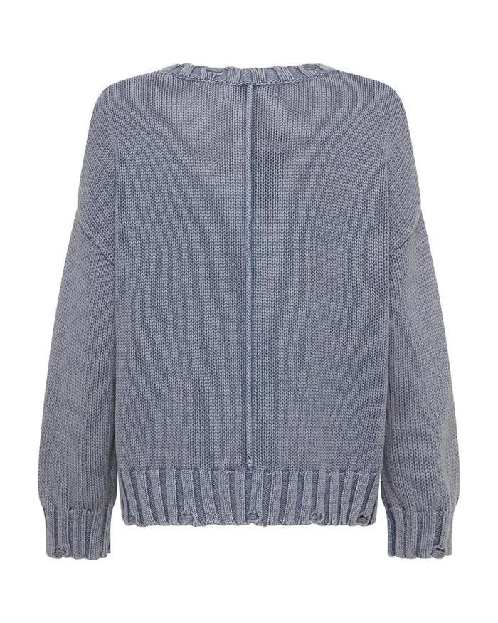 ACID WASHED OVERSIZED POCKET SWEATER Women One Teaspoon Knitwear ACID WASHED OVERSIZED POCKET SWEATER Women One Teaspoon Knitwear
