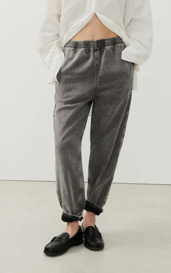 American Vintage Jeans Women Joggers Jazy Grey