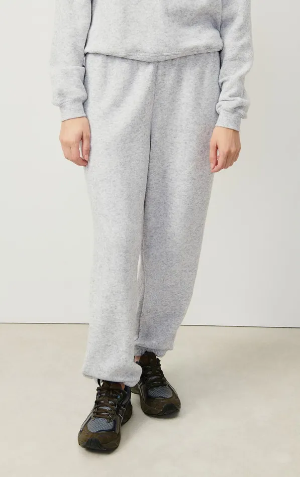 American Vintage Joggers and Leggings Women Joggers Evona Melange Light Grey