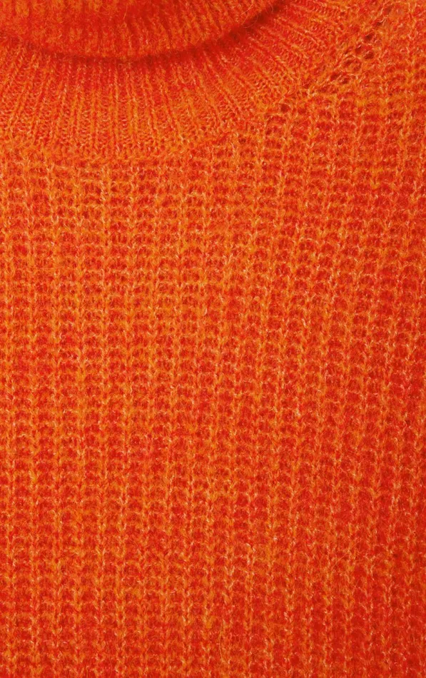 American Vintage Jumpers and Cardigans Men Jumper East Melange Orange American Vintage Jumpers and Cardigans Men Jumper East Melange Orange