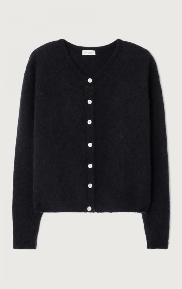American Vintage Jumpers and Cardigans Women Cardigan Vitow Black American Vintage Jumpers and Cardigans Women Cardigan Vitow Black