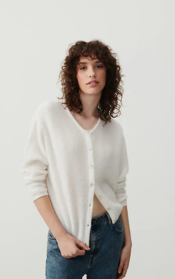 American Vintage Jumpers and Cardigans Women Cardigan Vitow White