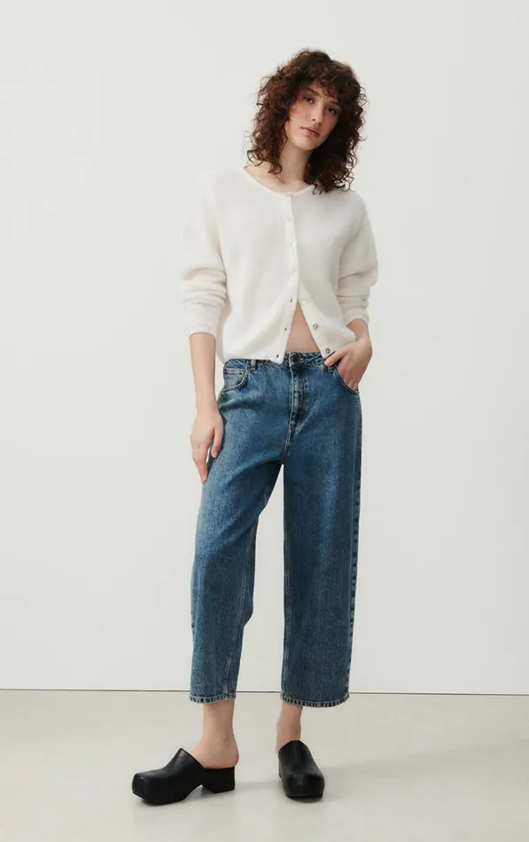 American Vintage Jumpers and Cardigans Women Cardigan Vitow White American Vintage Jumpers and Cardigans Women Cardigan Vitow White