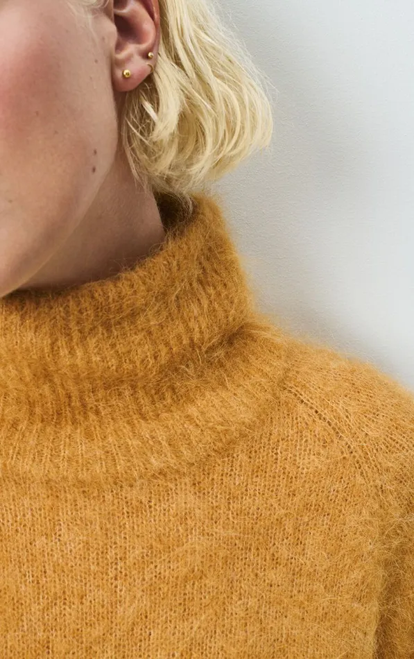 American Vintage Jumpers and Cardigans Women Jumper Nuny Honey Melange American Vintage Jumpers and Cardigans Women Jumper Nuny Honey Melange