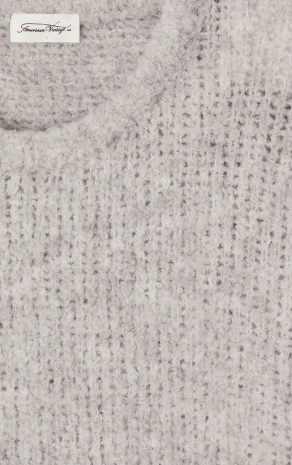 American Vintage Jumpers and Cardigans Women Jumper Zolly Heather Grey American Vintage Jumpers and Cardigans Women Jumper Zolly Heather Grey