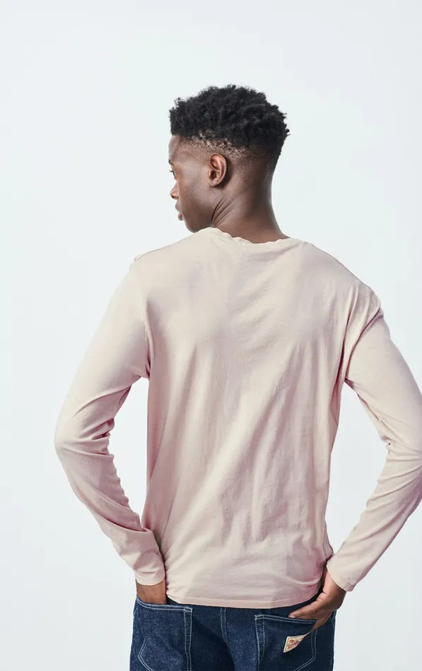 American Vintage Long Sleeve TShirts Men TShirt Decatur Greige American Vintage Long Sleeve TShirts Men TShirt Decatur Greige