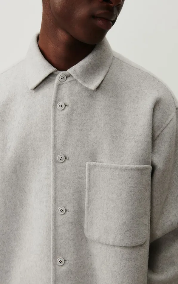 American Vintage Shirts Men Shirt Dadoulove Polar Melange American Vintage Shirts Men Shirt Dadoulove Polar Melange