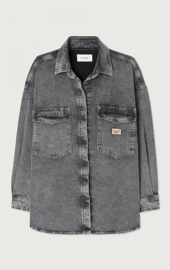 American Vintage Shirts Women Shirt Jazy Grey American Vintage Shirts Women Shirt Jazy Grey
