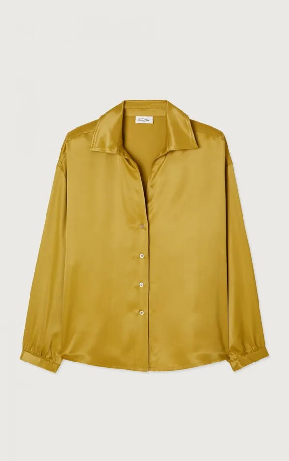 American Vintage Shirts Women Shirt Unyl Golden American Vintage Shirts Women Shirt Unyl Golden
