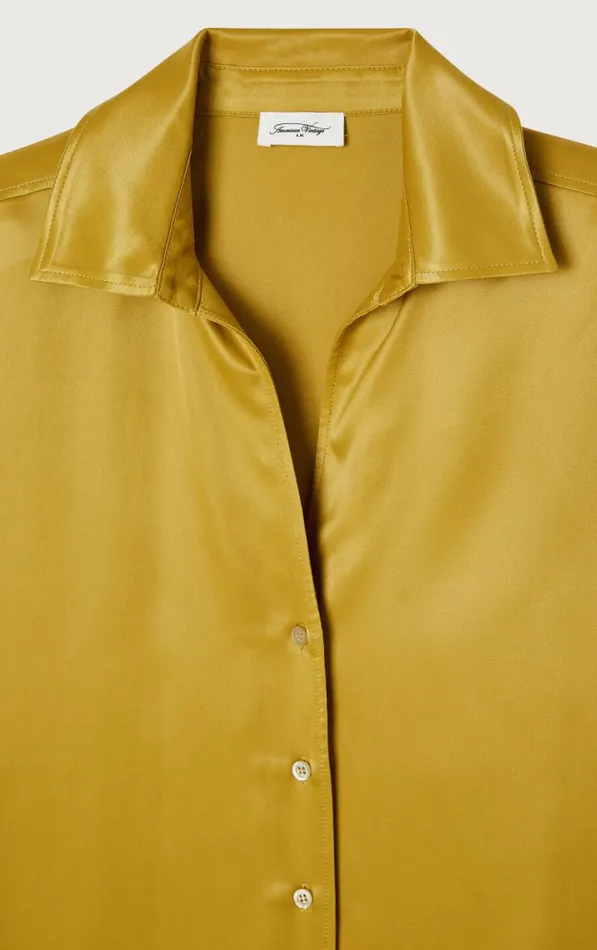 American Vintage Shirts Women Shirt Unyl Golden American Vintage Shirts Women Shirt Unyl Golden