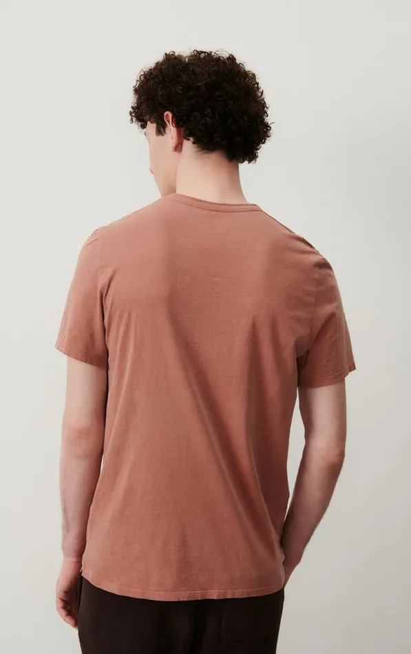 American Vintage Short Sleeve TShirts Men TShirt Devon Vintage Terracotta American Vintage Short Sleeve TShirts Men TShirt Devon Vintage Terracotta
