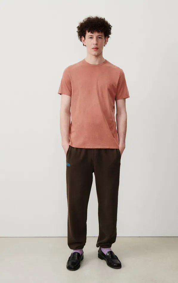 American Vintage Short Sleeve TShirts Men TShirt Devon Vintage Terracotta American Vintage Short Sleeve TShirts Men TShirt Devon Vintage Terracotta