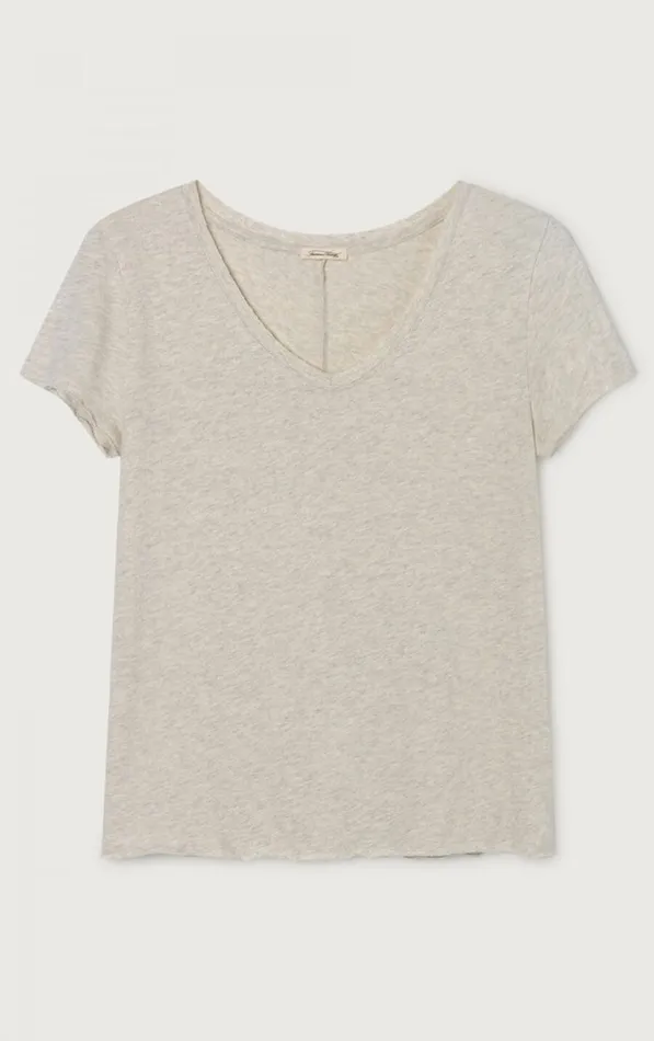 American Vintage Short Sleeve TShirts Women TShirt Sonoma Polar Melange American Vintage Short Sleeve TShirts Women TShirt Sonoma Polar Melange