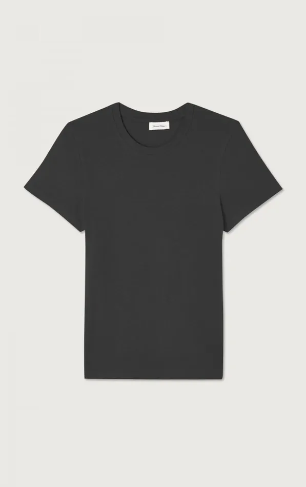 American Vintage Short Sleeve TShirts Women TShirt Ypawood Carbon Melange American Vintage Short Sleeve TShirts Women TShirt Ypawood Carbon Melange