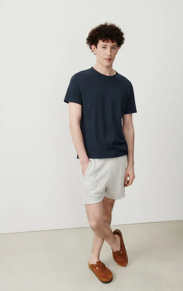 American Vintage Shorts Men Shorts Kodytown Polar Melange