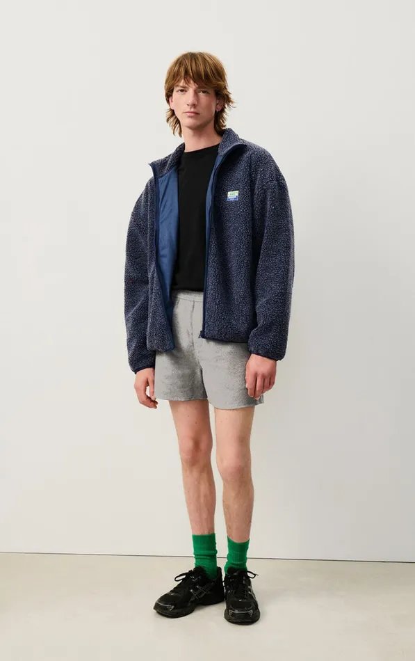 American Vintage Shorts Men Shorts Vylow Heather Grey American Vintage Shorts Men Shorts Vylow Heather Grey