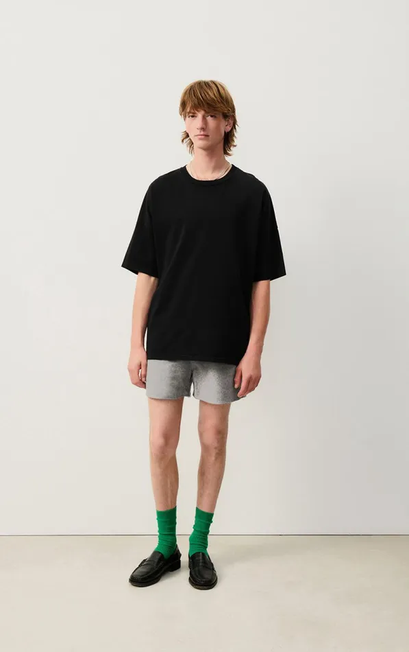 American Vintage Shorts Men Shorts Vylow Heather Grey American Vintage Shorts Men Shorts Vylow Heather Grey