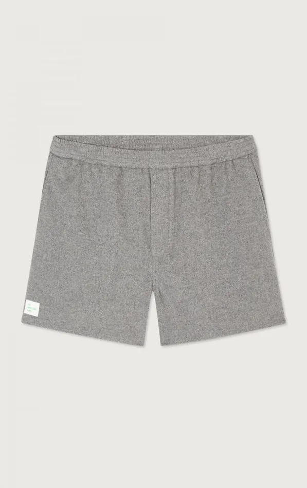 American Vintage Shorts Men Shorts Vylow Heather Grey American Vintage Shorts Men Shorts Vylow Heather Grey