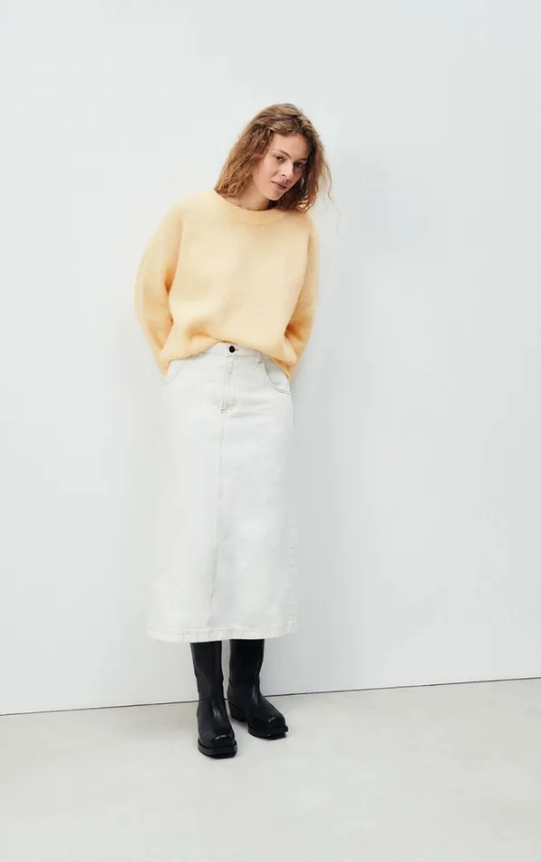 American Vintage Skirts Women Skirt Jozastreet Off White American Vintage Skirts Women Skirt Jozastreet Off White