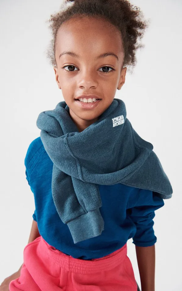 American Vintage Sweatshirts Kids Sweatshirt Doven Overdyed Aster