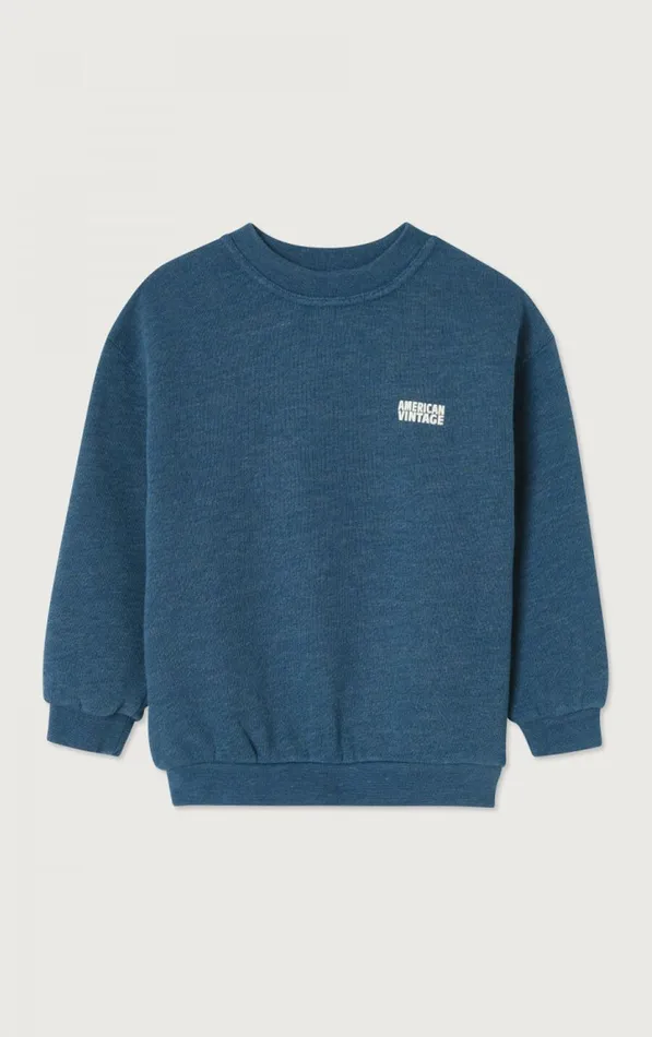 American Vintage Sweatshirts Kids Sweatshirt Doven Overdyed Aster