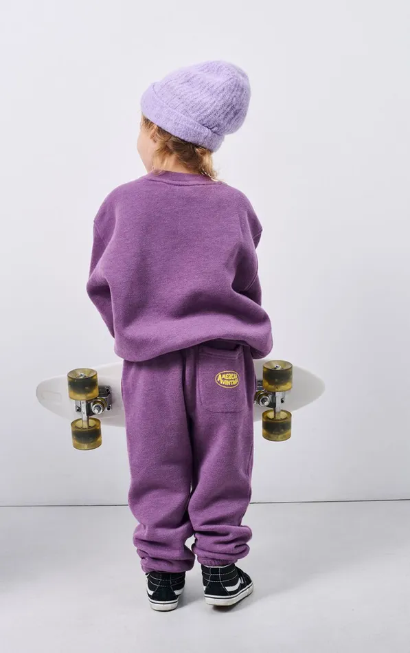American Vintage Sweatshirts Kids Sweatshirt Doven Overdyed Fig American Vintage Sweatshirts Kids Sweatshirt Doven Overdyed Fig
