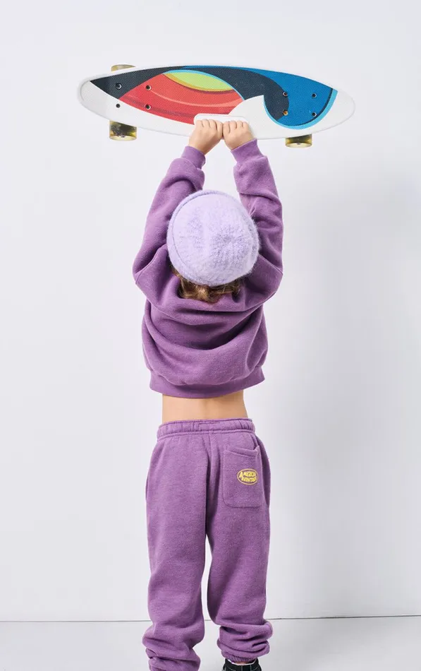 American Vintage Sweatshirts Kids Sweatshirt Doven Overdyed Fig American Vintage Sweatshirts Kids Sweatshirt Doven Overdyed Fig