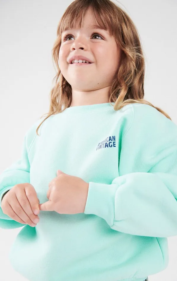 American Vintage Sweatshirts Kids Sweatshirt Izubird Vintage Ice Cold American Vintage Sweatshirts Kids Sweatshirt Izubird Vintage Ice Cold