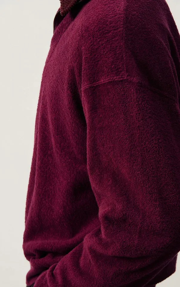 American Vintage Sweatshirts Men Sweatshirt Bobypark Burgundy American Vintage Sweatshirts Men Sweatshirt Bobypark Burgundy