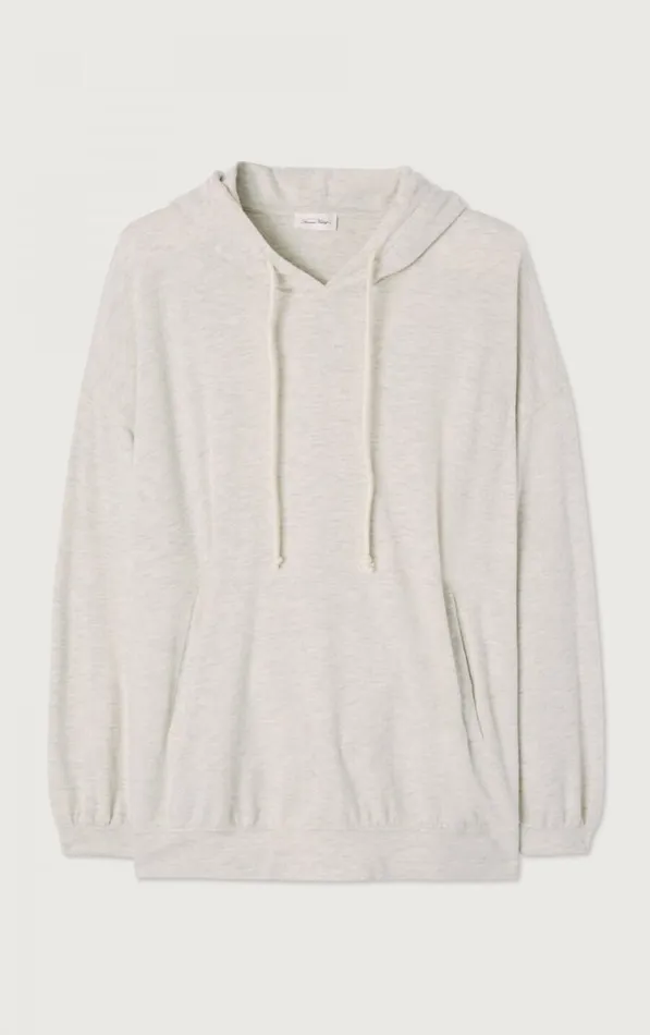 American Vintage Sweatshirts Women Hoodie Ypawood Heather Grey American Vintage Sweatshirts Women Hoodie Ypawood Heather Grey