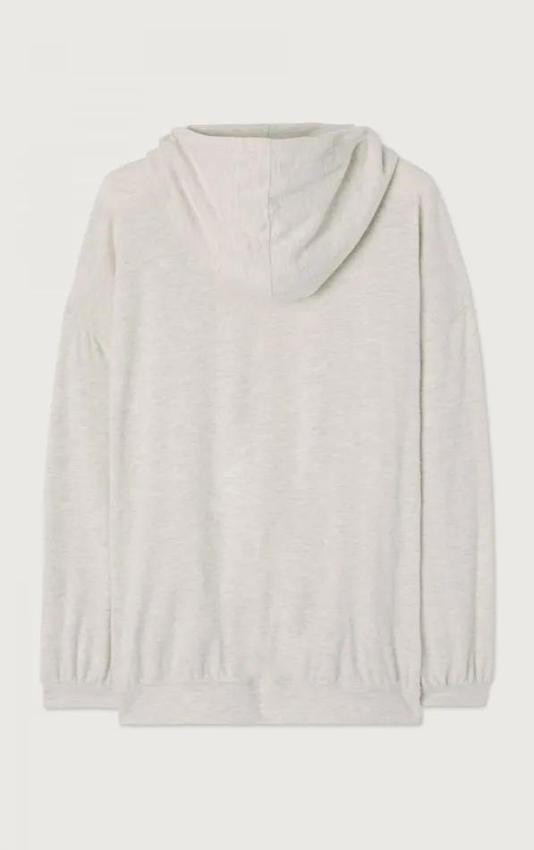 American Vintage Sweatshirts Women Hoodie Ypawood Heather Grey American Vintage Sweatshirts Women Hoodie Ypawood Heather Grey