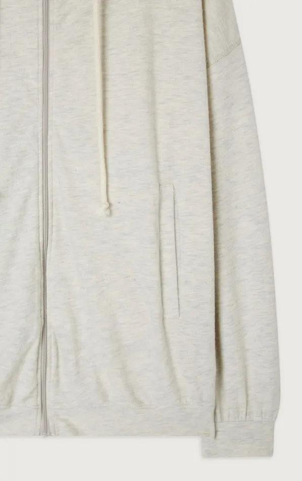 American Vintage Sweatshirts Women Hoodie Ypawood Heather Grey American Vintage Sweatshirts Women Hoodie Ypawood Heather Grey