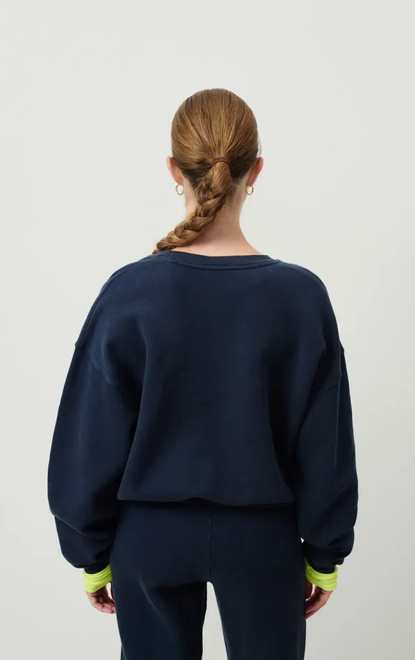 American Vintage Sweatshirts Women Sweatshirt Izubird Vintage Navy American Vintage Sweatshirts Women Sweatshirt Izubird Vintage Navy