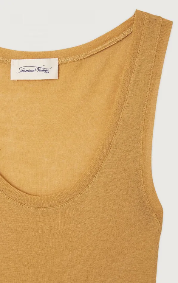 American Vintage Tops and Tanktops Women Tank Top Massachusetts Curry Vintage American Vintage Tops and Tanktops Women Tank Top Massachusetts Curry Vintage