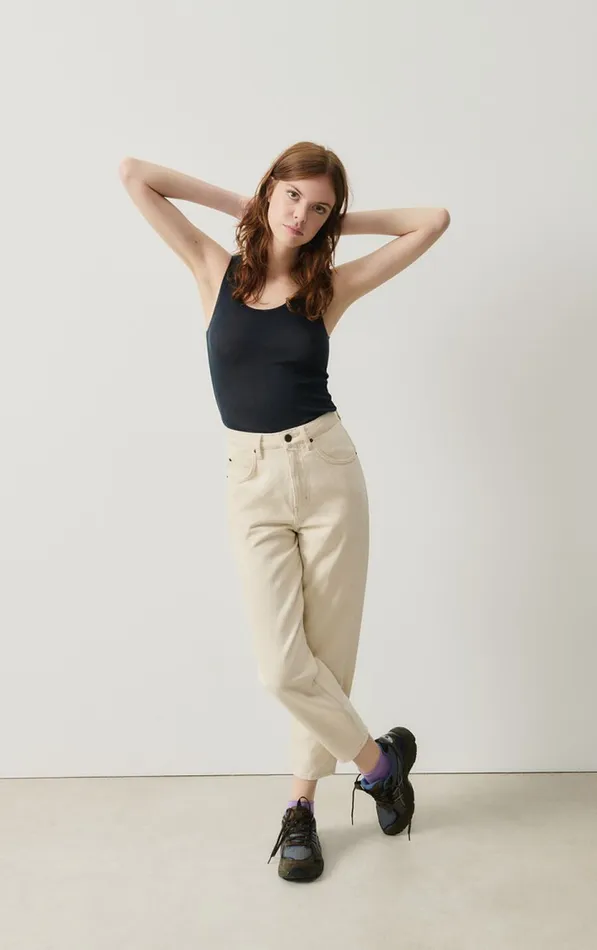 American Vintage Tops and Tanktops Women Tank Top Massachusetts Navy American Vintage Tops and Tanktops Women Tank Top Massachusetts Navy