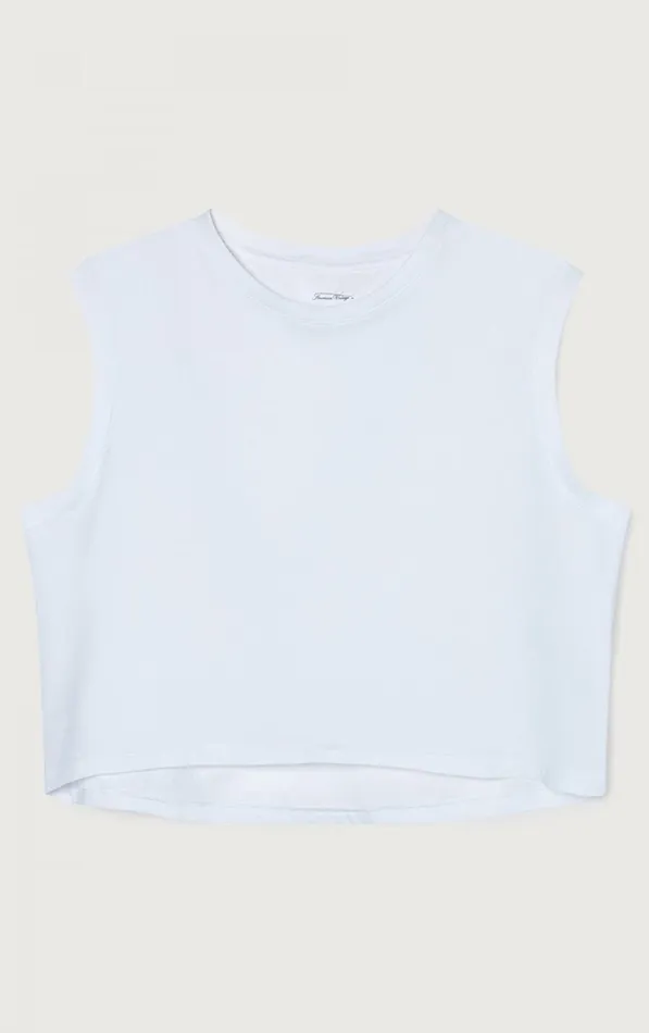American Vintage Tops and Tanktops Women Tanktop Vegiflower White