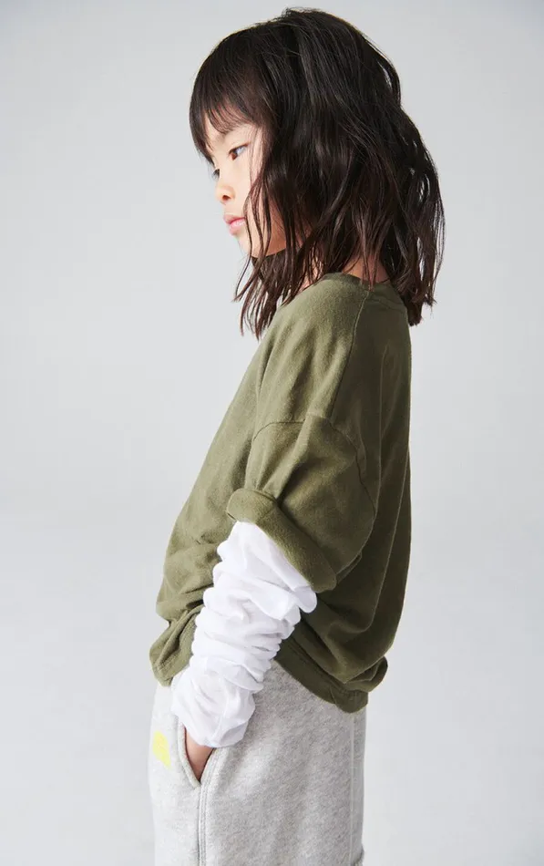 American Vintage Trousers and Shorts Kids Shorts Kodytown Polar Melange American Vintage Trousers and Shorts Kids Shorts Kodytown Polar Melange