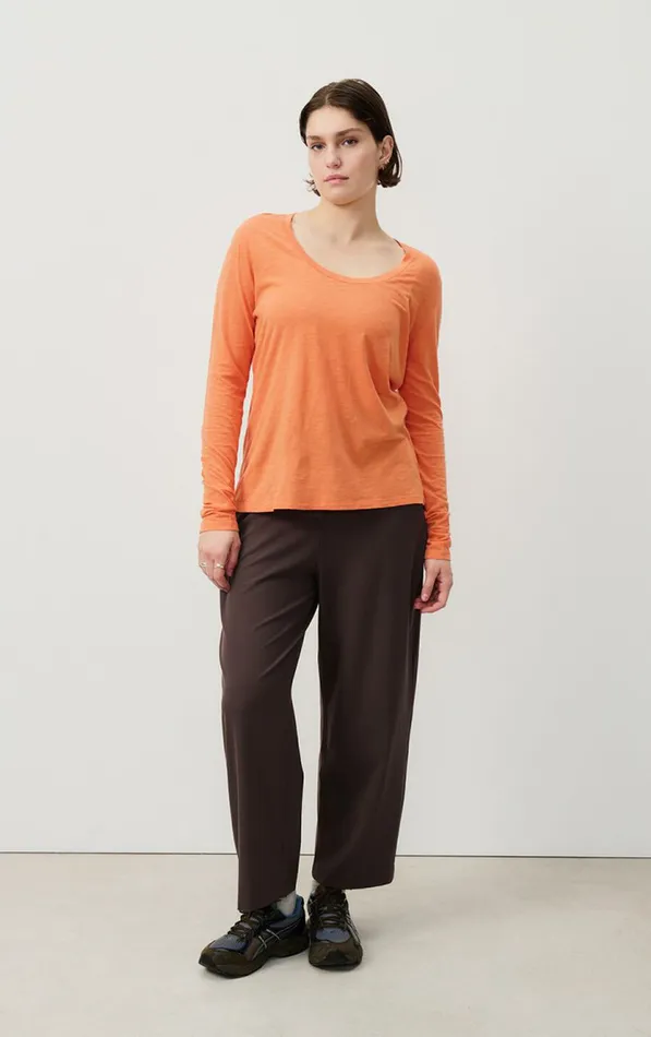 American Vintage Trousers Women Trousers Kabird Cacao American Vintage Trousers Women Trousers Kabird Cacao