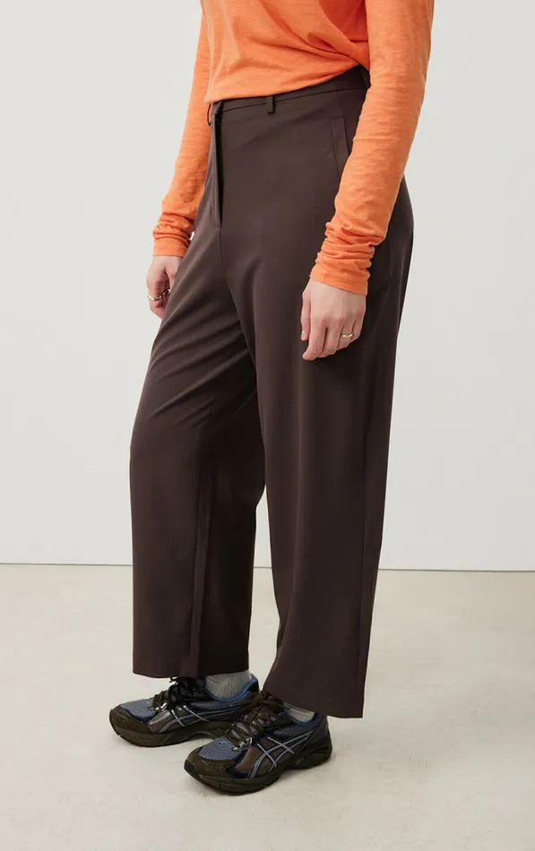 American Vintage Trousers Women Trousers Kabird Cacao American Vintage Trousers Women Trousers Kabird Cacao