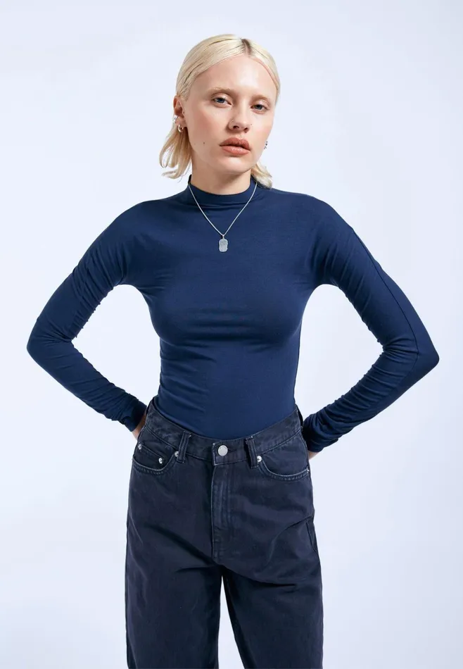 Aria Top 8211 Blue Space Blue Space Women Dr Denim Longsleeves