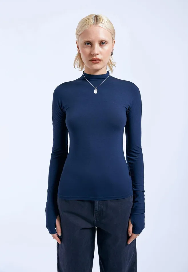 Aria Top 8211 Blue Space Blue Space Women Dr Denim Longsleeves