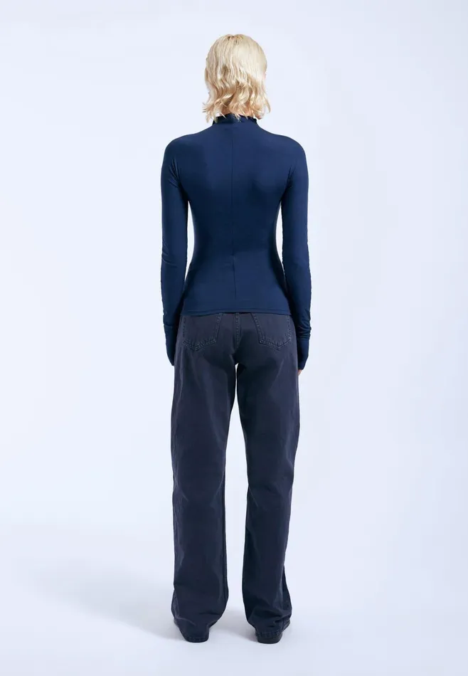 Aria Top 8211 Blue Space Blue Space Women Dr Denim Longsleeves