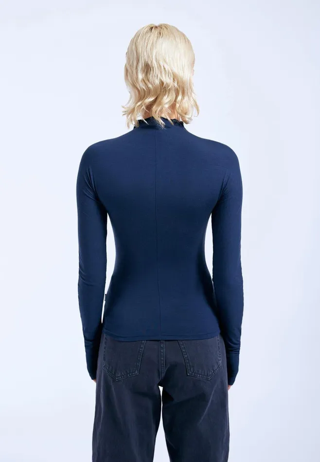 Aria Top 8211 Blue Space Blue Space Women Dr Denim Longsleeves